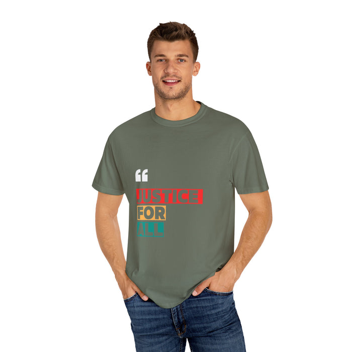 Unisex Garment-Dyed T-shirt - Justice for All
