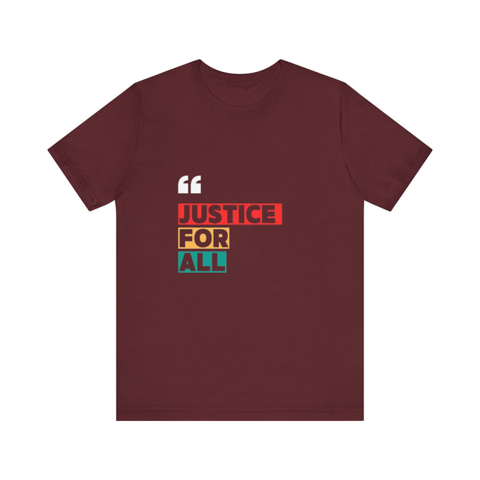 Unisex Jersey Short Sleeve Tee - Justice for All