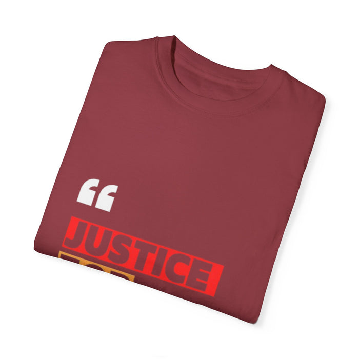 Unisex Garment-Dyed T-shirt - Justice for All