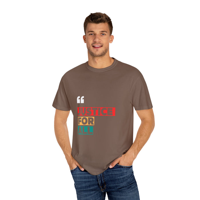 Unisex Garment-Dyed T-shirt - Justice for All