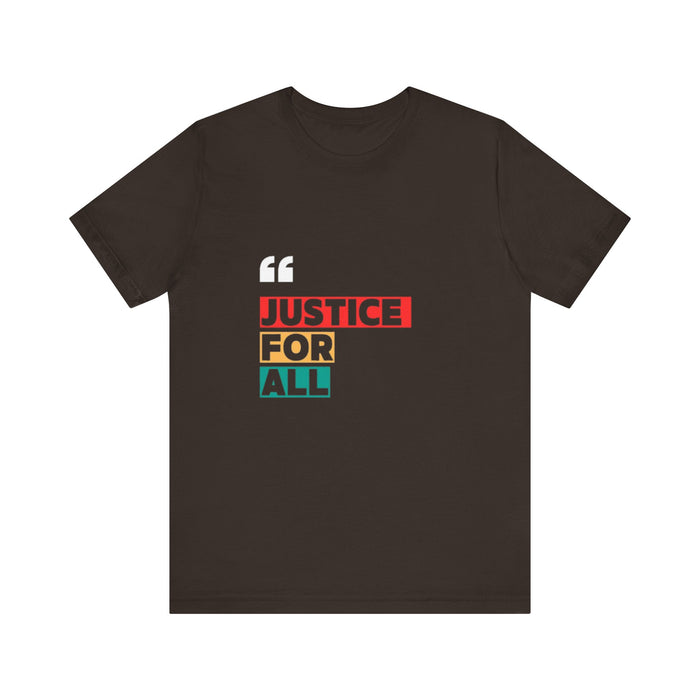 Unisex Jersey Short Sleeve Tee - Justice for All
