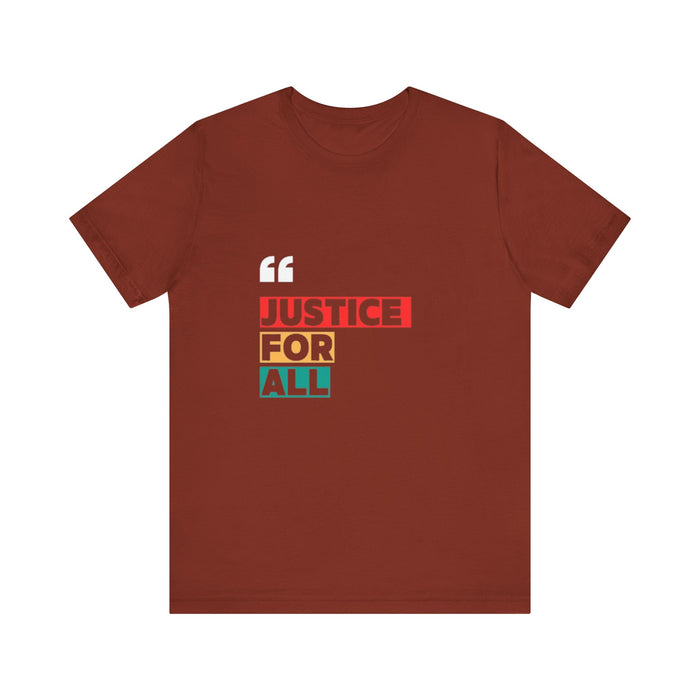 Unisex Jersey Short Sleeve Tee - Justice for All
