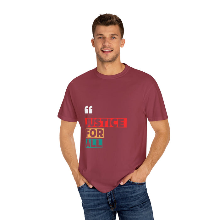 Unisex Garment-Dyed T-shirt - Justice for All