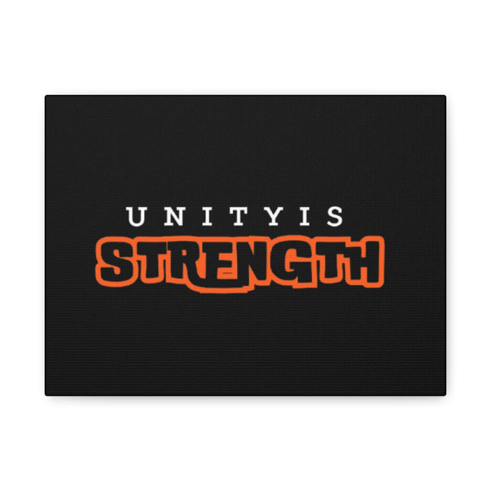 Matte Canvas, Stretched, 12" x 9" - Unity is Strength